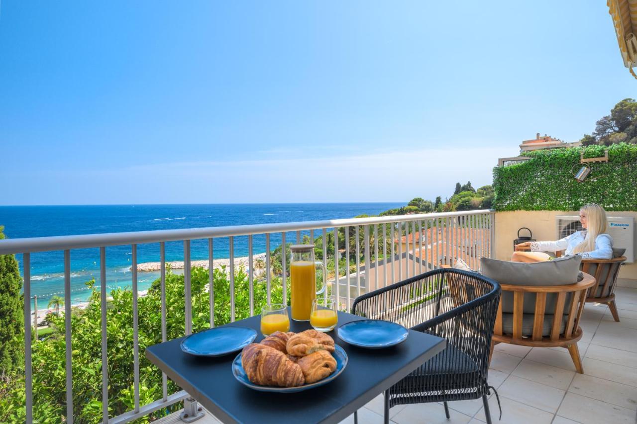 Proche Monaco, Vue Mer Et Acces A La Plage Saint-Antoine  Ngoại thất bức ảnh